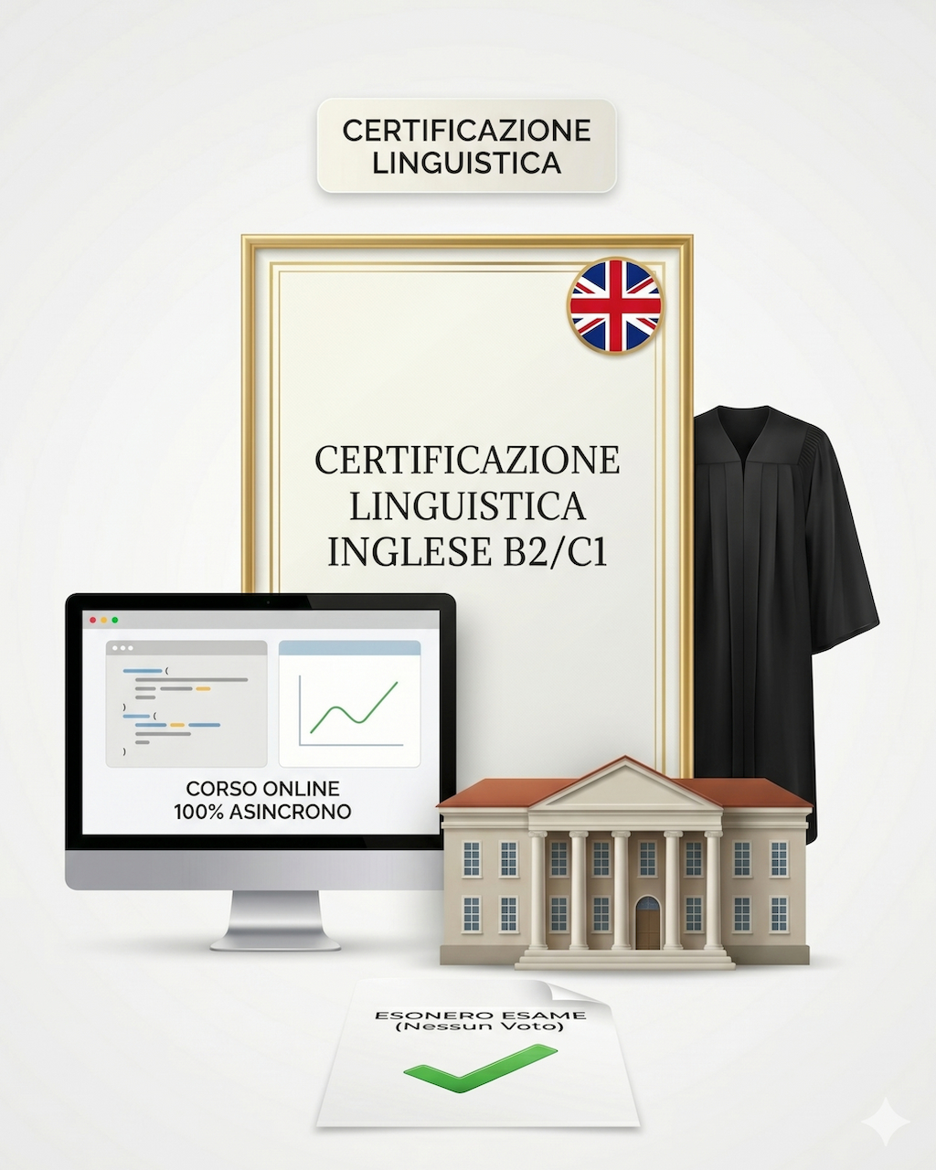 Certificazione Inglese B2 — corso online asincrono
